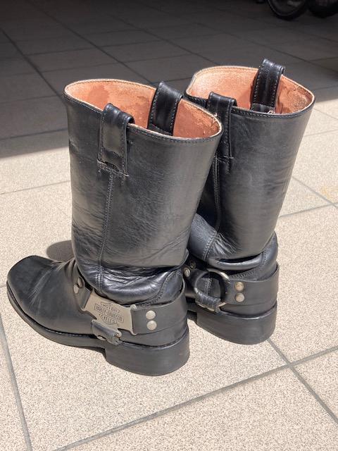 Harley Davidson zwarte hoge boots - maat 41, Seconde main, Harley Davidson, Hommes, Bottes