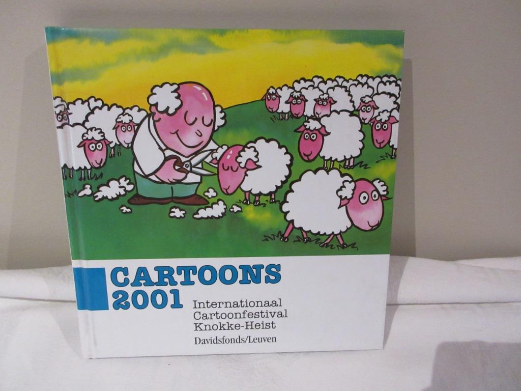 Cartoons 2001 Internationaal Cartoonfestival Knokke-Heist, Boeken, Ophalen, Cartoons