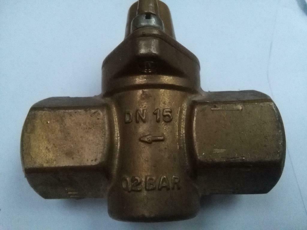 Gaskraan messing 1/2', Doe-het-zelf en Bouw, Ophalen, Gebruikt