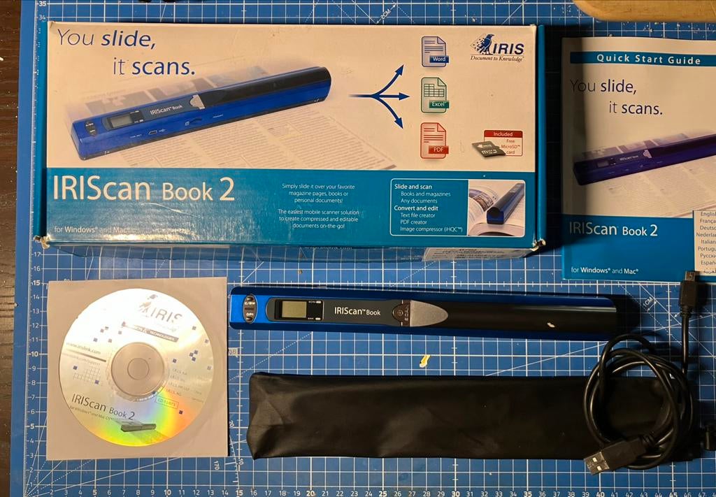 Livre Iriscan 2 et accessoires, Informatique & Logiciels, Scanners, Windows, Enlèvement ou Envoi