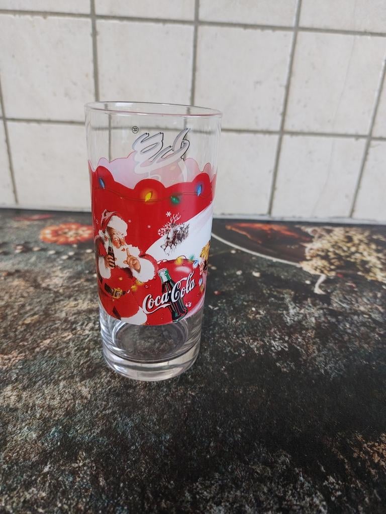 Verre de Noël Coca Cola, Collections, Enlèvement ou Envoi, Comme neuf, Verre à soda