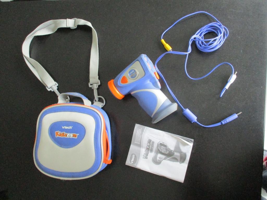 VTech kidizoom videocam 4 in 1 digitale camera met tas, Enlèvement ou Envoi, Utilisé, 2 à 4 ans