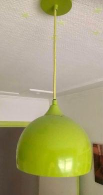 Anijsgroene Hanglamp, Ophalen of Verzenden, Zo goed als nieuw
