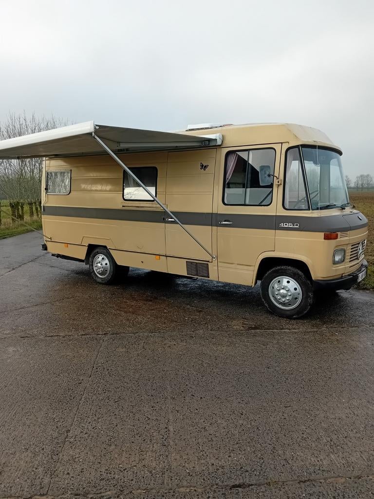 Oldtimer camper, Caravanes & Camping, Boîte manuelle, Diesel, Particulier, Mercedes