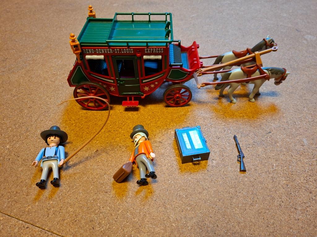 Playmobil 4399 postkoets, Ophalen, Zo goed als nieuw, Complete set