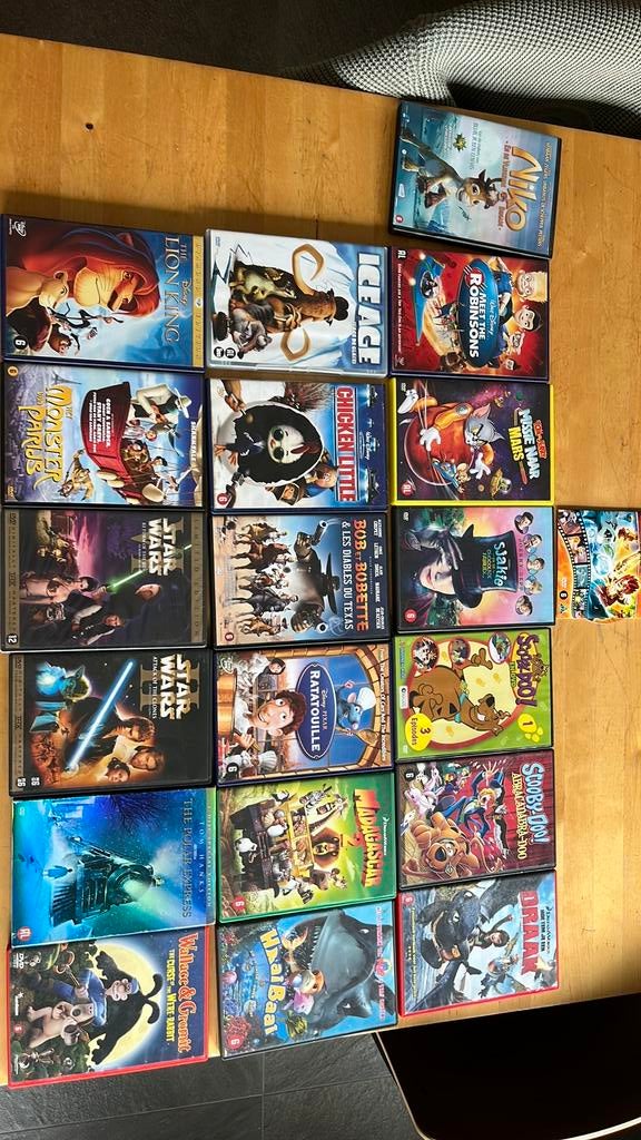 Lot van 20 kinderfilms, Cd's en Dvd's, Ophalen, Gebruikt