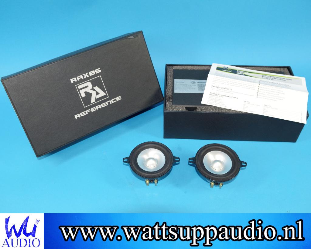 Haut-parleurs large bande Radical Audio RAX85 85 mm, Autos : Divers, Haut-parleurs voiture, Utilisé, Enlèvement ou Envoi