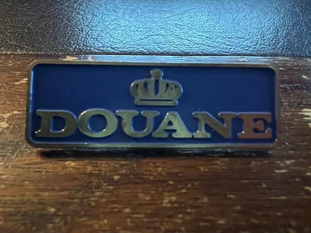 Oude Douane speld / pin, Blauw, Ophalen