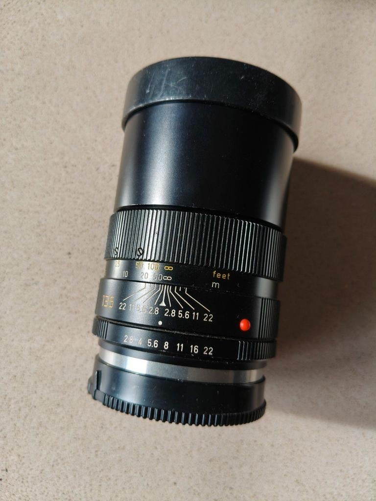 Leica Elmarit-R  135mm/f2.8  -  met Sony a-mount, Enlèvement