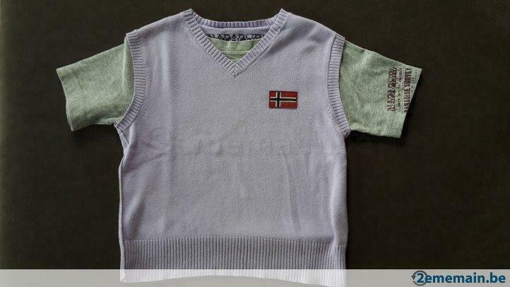 T-shirt Napapijri - 6 ans / 122 cm, Garçon, Enlèvement ou Envoi, Chemise ou À manches longues, Comme neuf