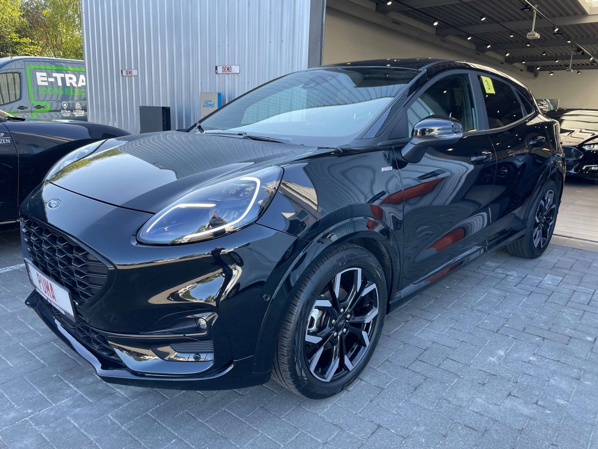 Ford Puma Puma ST-Line X 125PK MT (bj 2023), Auto's, Ford, 121 g/km, Zwart, Bedrijf, Hybride Elektrisch/Benzine