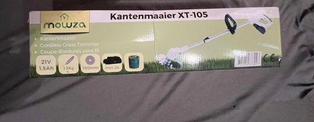 MOWZA 4-in-1 Kantenmaaier/Grastr/Bosm/Grasmmaaier, Ophalen of Verzenden, Nieuw, Accu, MOWZA