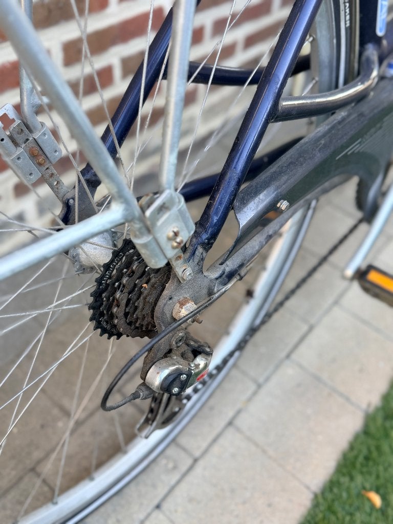 Fiets, Fietsen en Brommers, Gebruikt, Velgrem, Versnellingen, 56 cm of meer