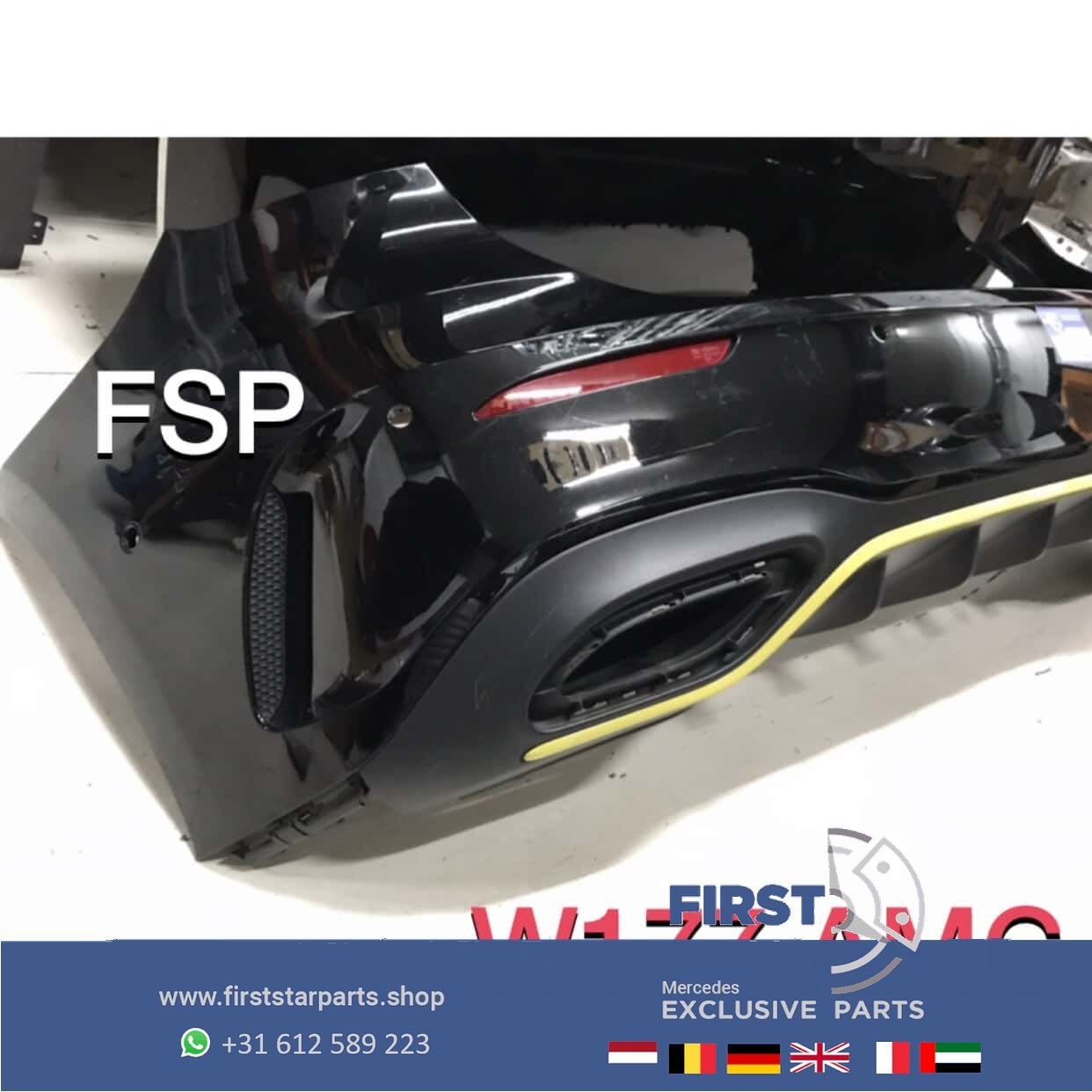 W177 AMG ACHTERBUMPER + EDITION DIFFUSER Mercedes A Klasse 2, Gebruikt, -, Ophalen of Verzenden, Achter