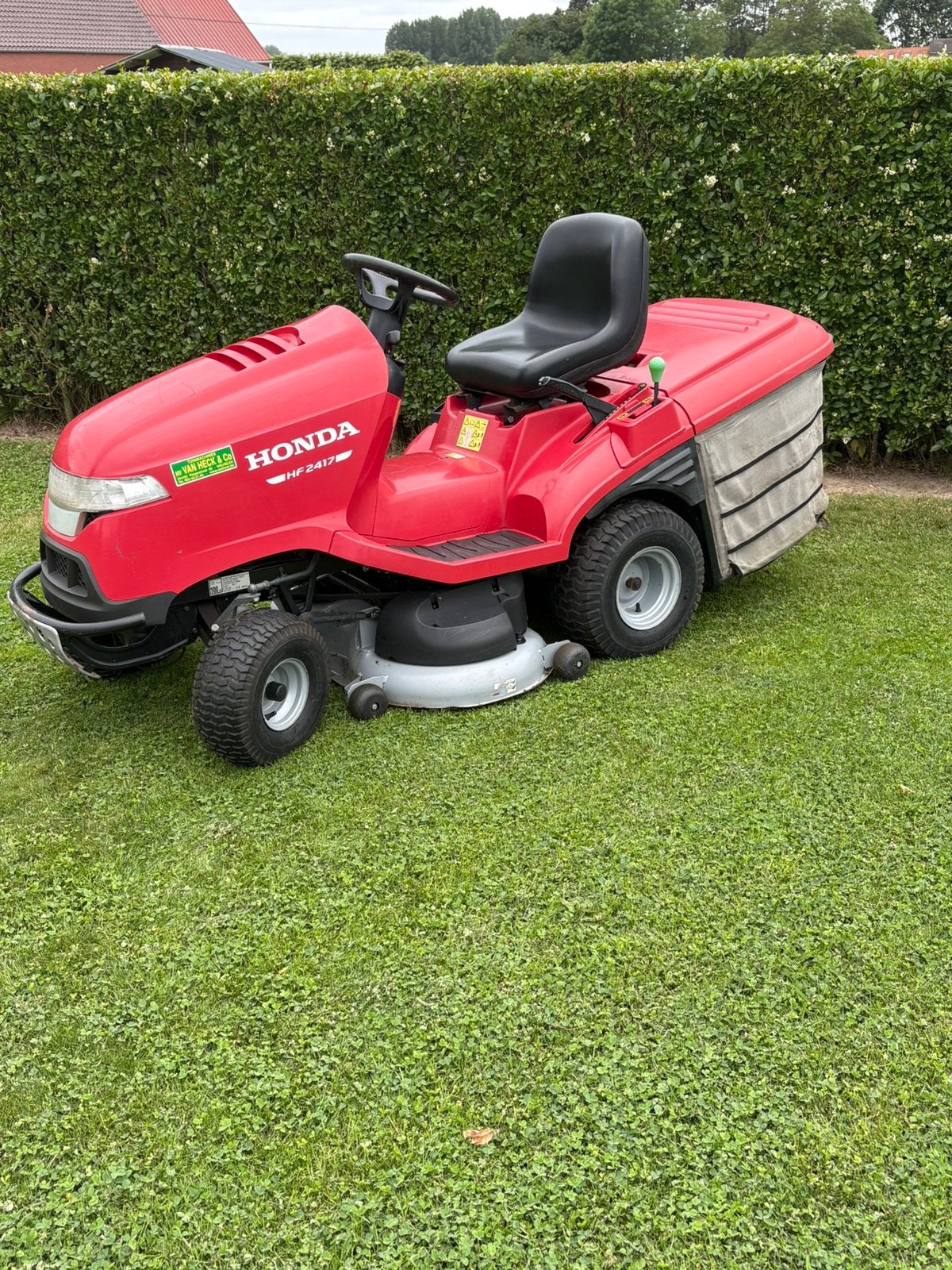 Tondeuse autoportée Honda HF2417K3 HME en très bon état., Enlèvement, Utilisé, Fonction de mulching