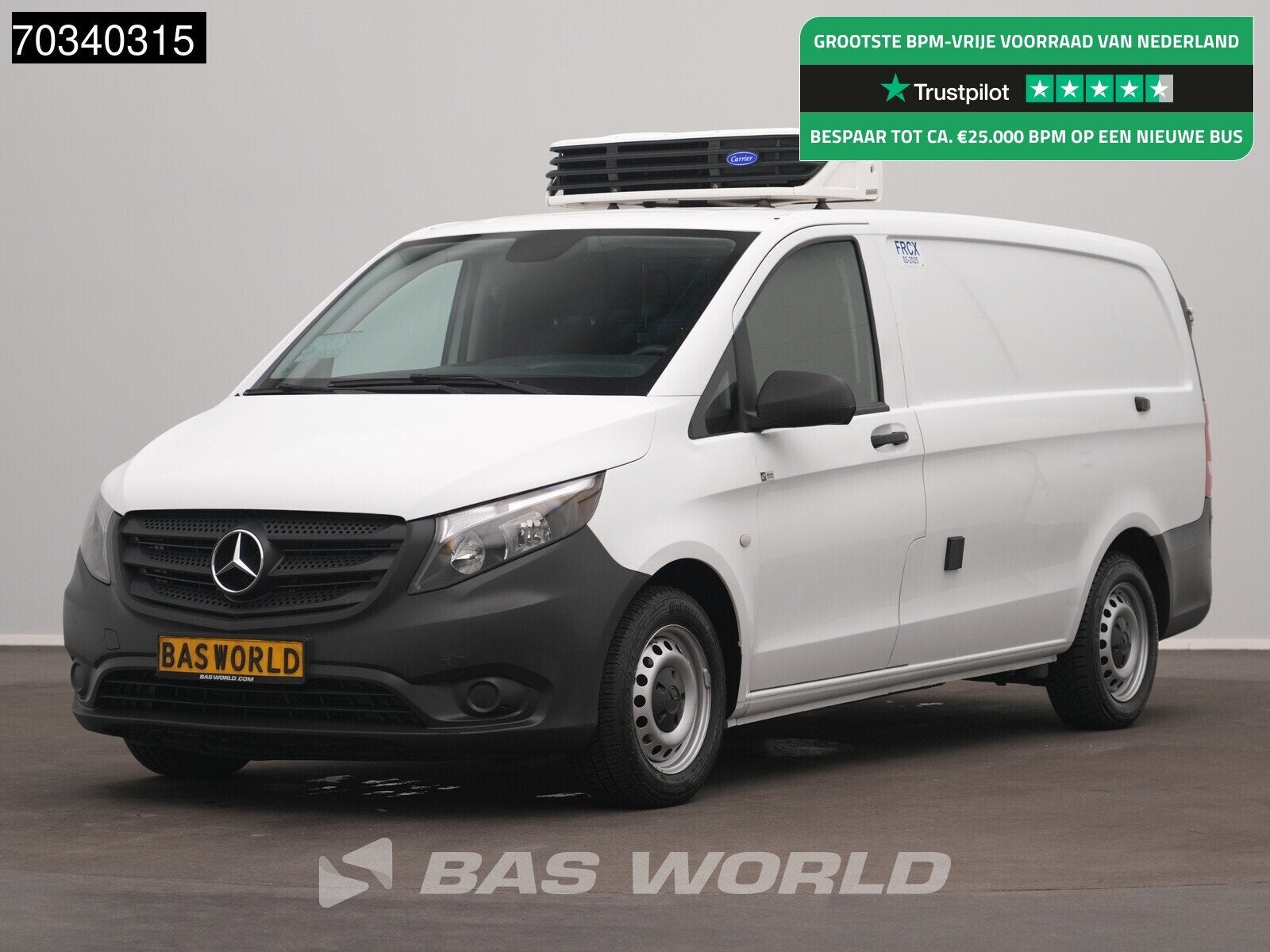 Mercedes Vito 114 Koel/Vrieswagen Kerstner Carrier Airco Cru, Autos, 100 kW, Achat, Euro 6, Entreprise