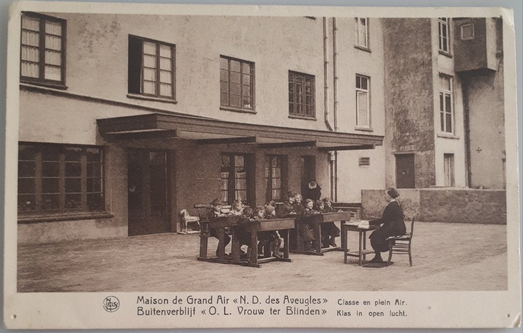 PC TERVUREN Inst.Gansepoel O.L.V. d. Blinden +- '20 Ref.E31, Ophalen of Verzenden, 1920 tot 1940, Ongelopen, Waals-Brabant