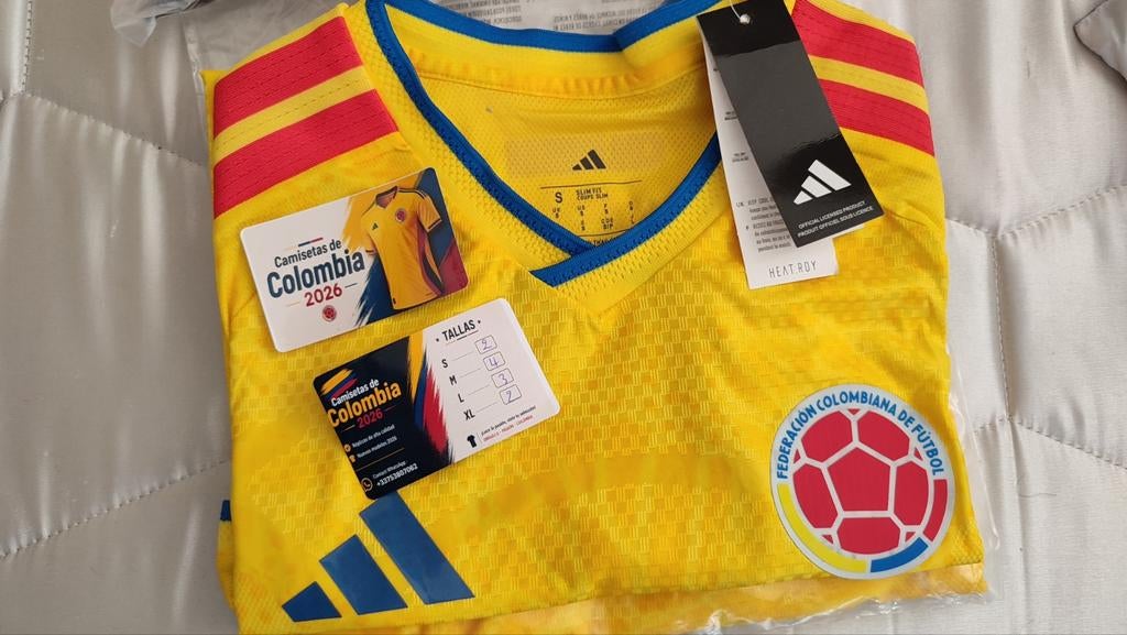Maillot colombie 2026 taille disponible M L XL, Sports & Fitness, Football, Taille M, Enlèvement, Neuf, Maillot