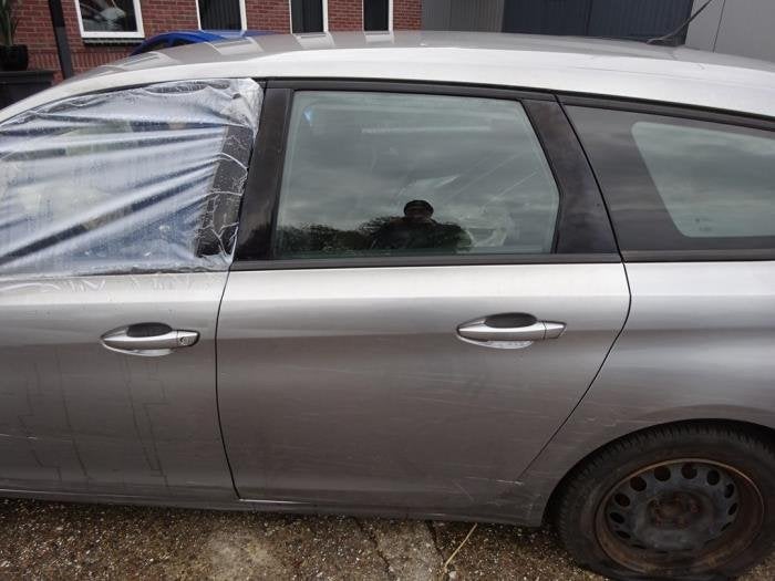 Portière 4portes arrière gauche d'un Peugeot 308 (KCA), -, 3 mois de garantie, Utilisé, Porte