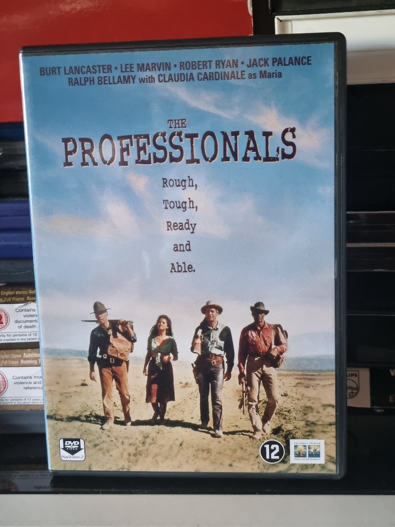 The Professionals, Lee Marvin, Burt Lancaster, Jack Palance, Ophalen of Verzenden, Spaans, Spaans