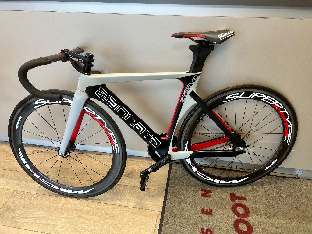 piste fiets, Fietsen en Brommers, Carbon, 49 tot 53 cm, Zo goed als nieuw, Ophalen