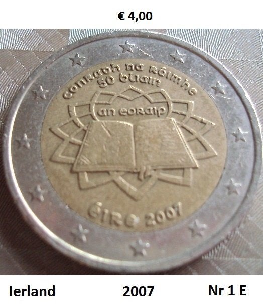 2 euromunten Ierland, Timbres & Monnaies, Monnaies | Europe | Monnaies euro, Enlèvement ou Envoi, Irlande, 2 euros, Monnaie en vrac