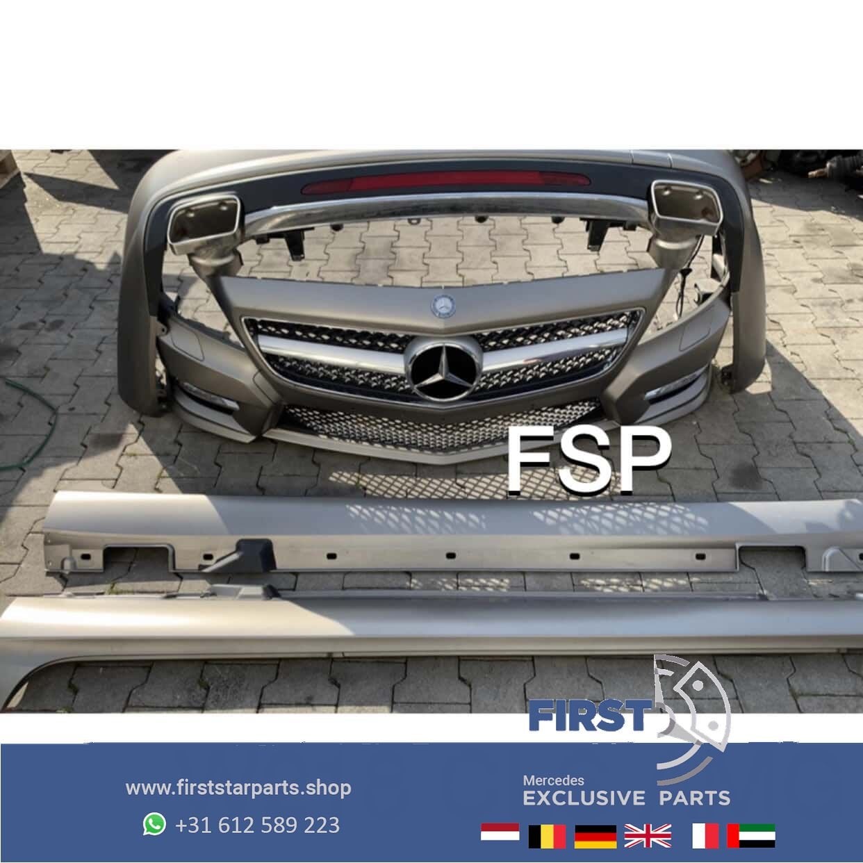 C218 W218 X218 CLS AMG PAKKET ORIGINEEL BUMPER SET 2012-2015, Auto-onderdelen, Gebruikt, -, Ophalen of Verzenden, Bumper