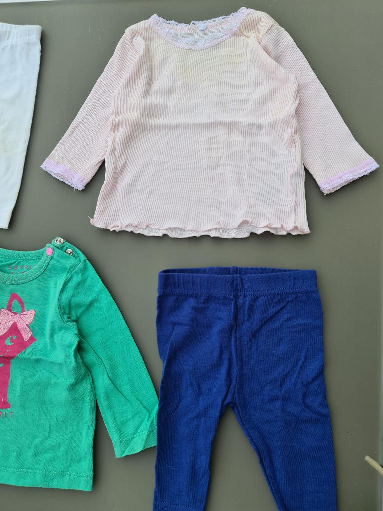roze longsleeve, t-shirt 2-4m/62cm, Kinderen en Baby's, Babykleding | Maat 62, Ophalen, Zo goed als nieuw