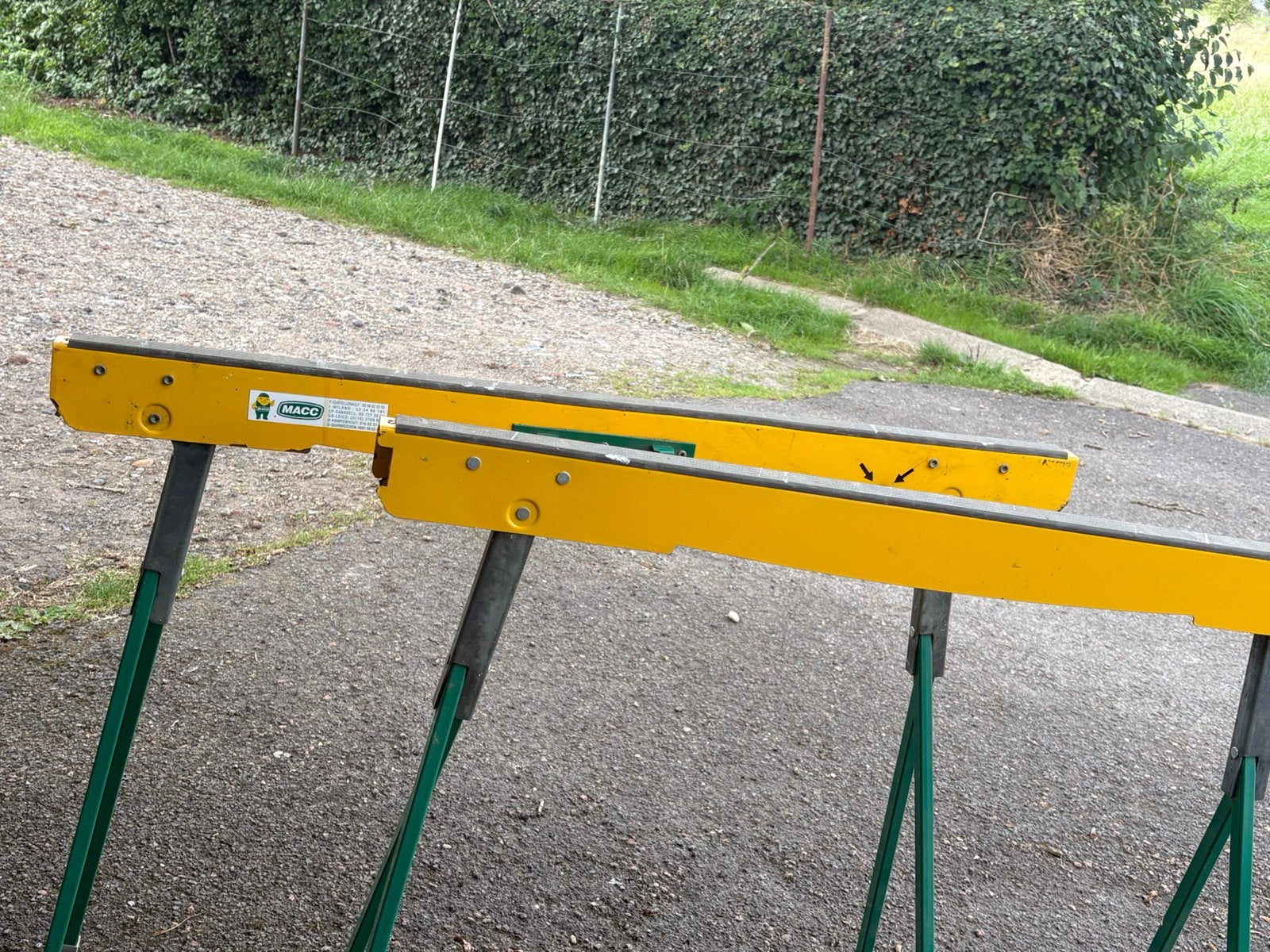Tréteaux MACC JOKER pliable, Enlèvement, Comme neuf, 70 à 120 cm, Rabattable