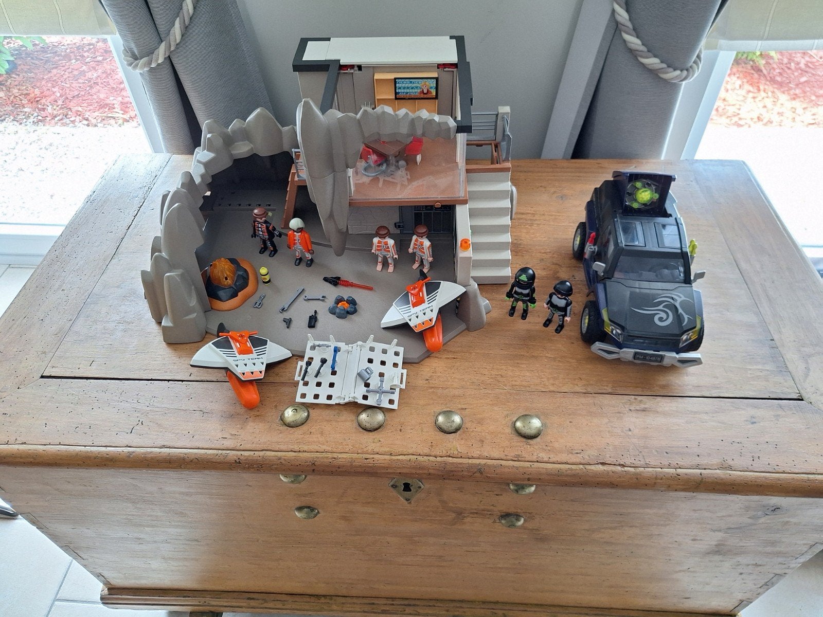 Geheime agenten van de Playmobil-basis en de 4x4-auto, Ophalen of Verzenden