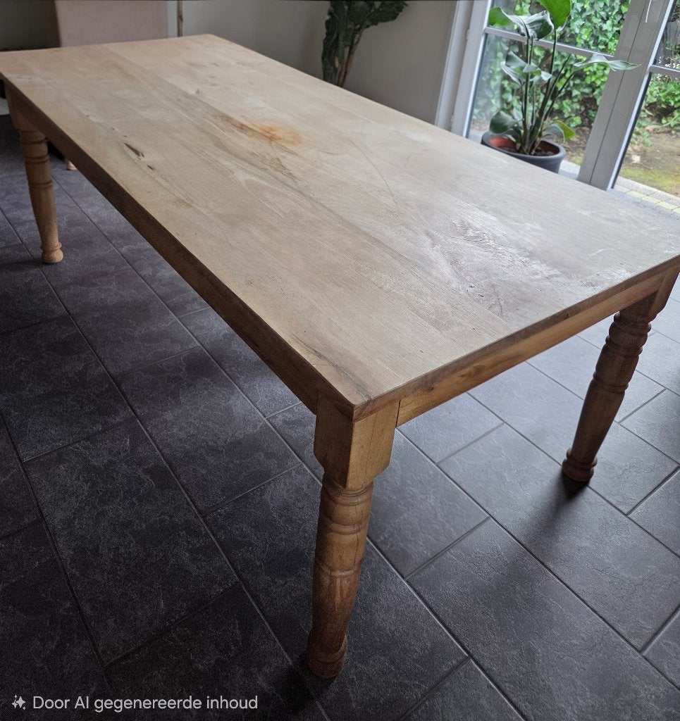 Eetplaats tafel, Ophalen, Gebruikt, 50 tot 100 cm, Landelijk
