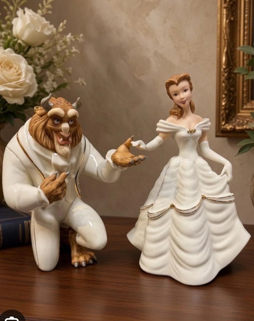 Collection Lenox en édition limitée La Belle et la Bête, Collections, Enlèvement, Cendrillon ou Belle, Neuf, Statue ou Figurine