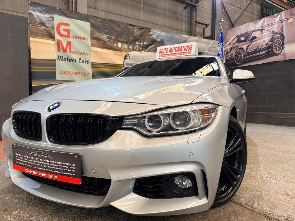 BMW 418D dA Grand Coupé Pack-M Xénon Cuir GPS, Cuir, Argent ou Gris, Achat, Euro 6