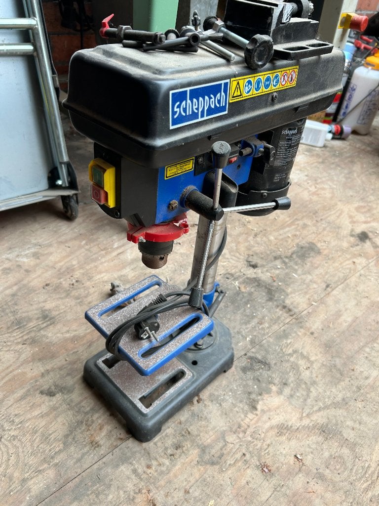 Scheppach kolomboormachine DP16VL, Ophalen, Gebruikt, Variabele snelheid, Kolomboormachine