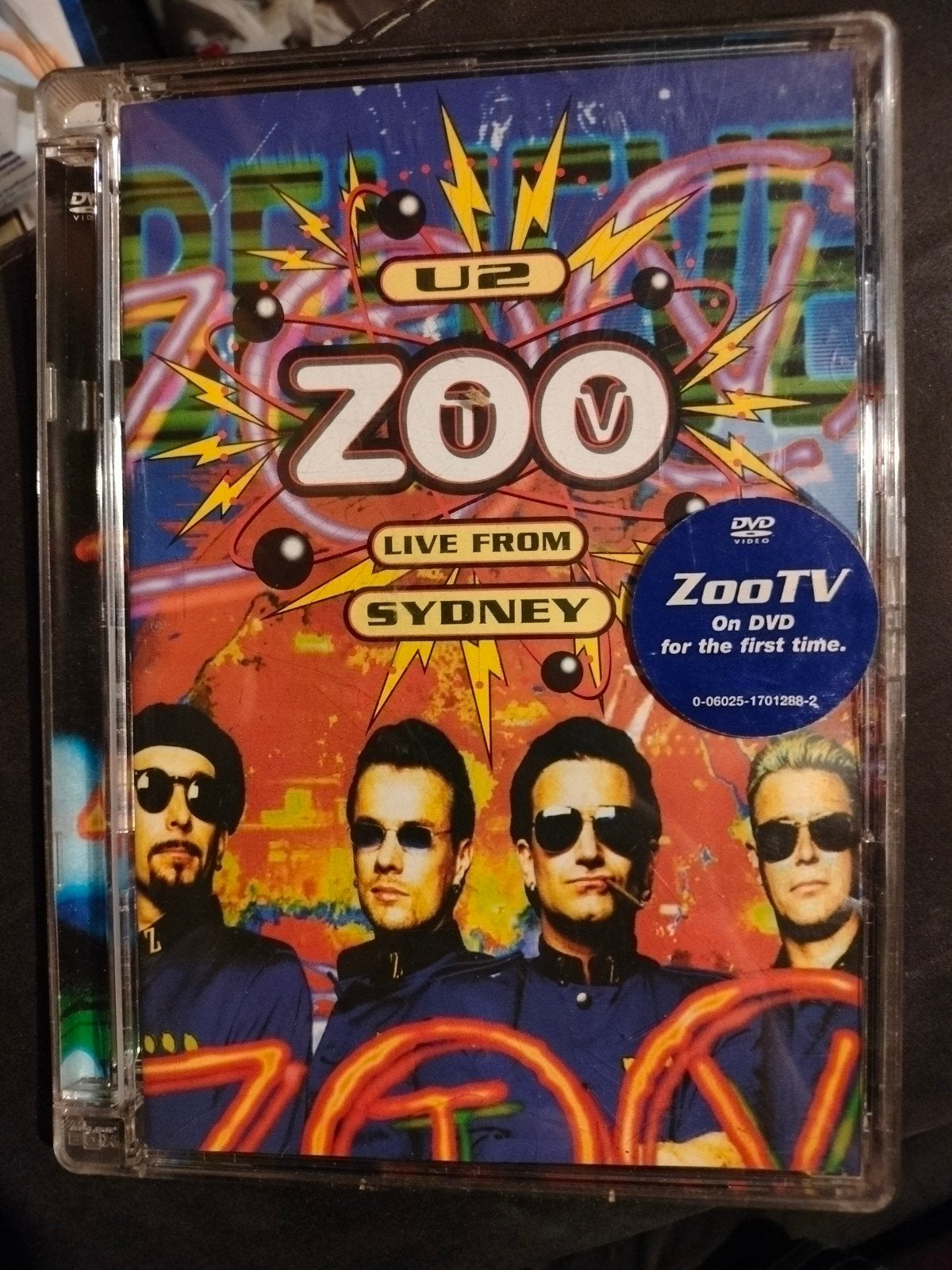 DVD U2 zoo tv Live from Sidney, Cd's en Dvd's, Alle leeftijden, Ophalen of Verzenden, Zo goed als nieuw, Concert