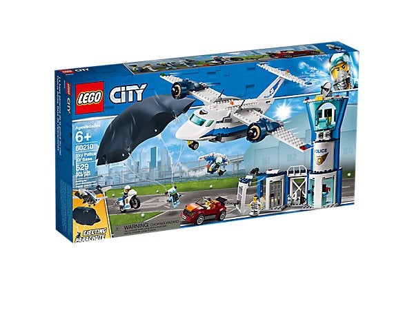 Lego 60210 City Luchtpolitie Luchtmachtbasis NIEUW, City, Lego, Nieuw, Ophalen of Verzenden