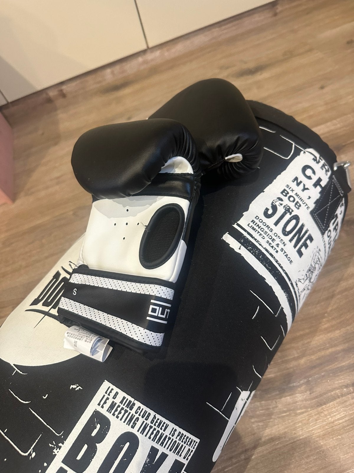 Bokszak + handschoenen, Sport en Fitness, Boksen, Ophalen, Gebruikt, Bokszak
