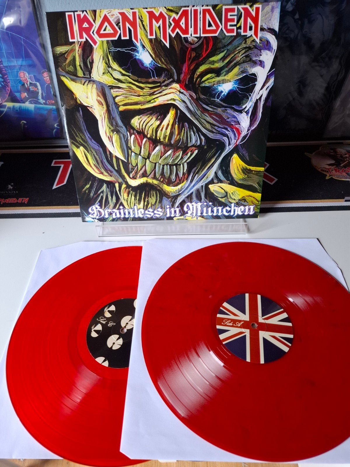 Iron maiden-Brainless in München, Cd's en Dvd's, Vinyl | Hardrock en Metal, Ophalen of Verzenden