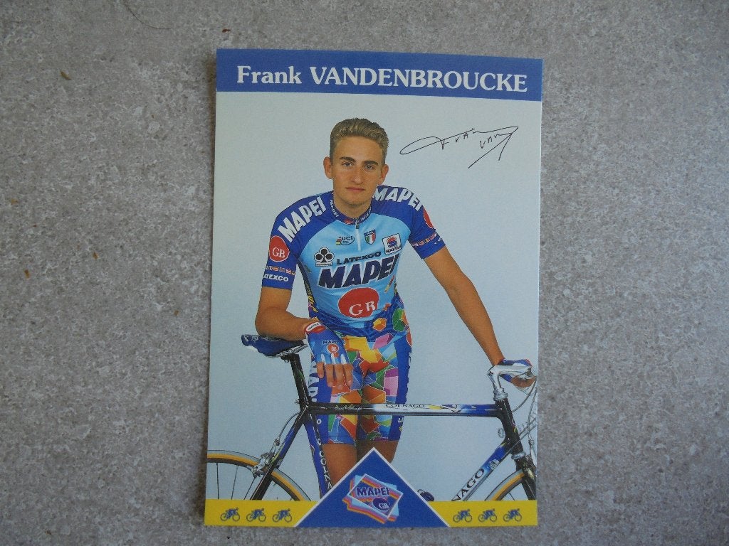 Wielerfoto Frank Vandenbroucke, Envoi