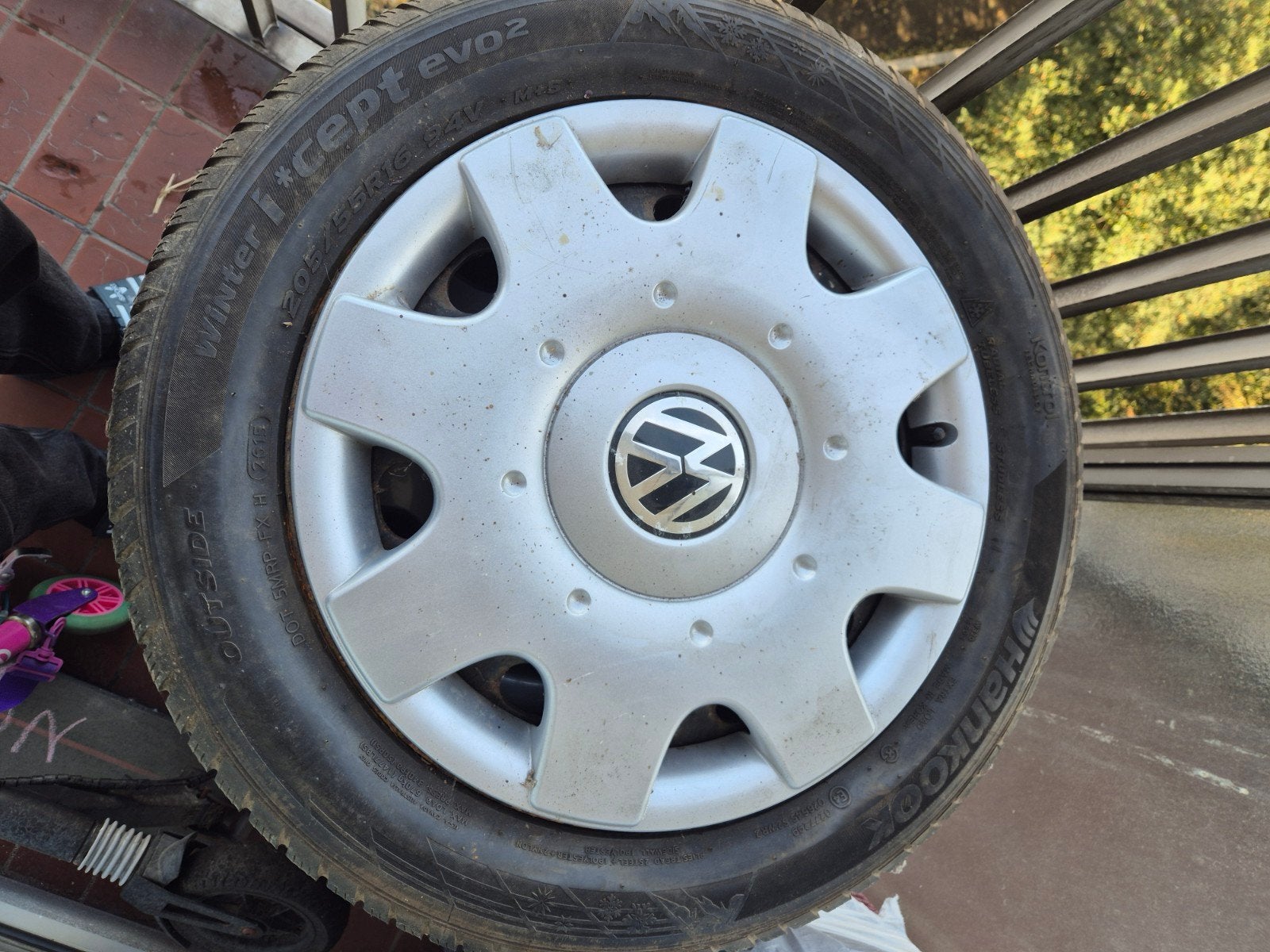 Pneu volkswagen, Ophalen