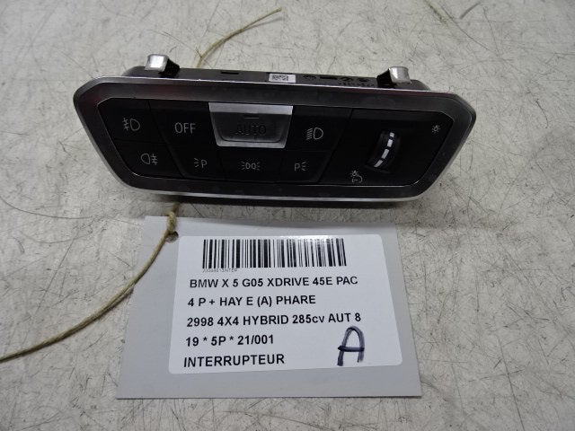 COMMUTATEUR BMW X5 (G05) (01-2018/03-2023) (6131946113401), Utilisé, BMW