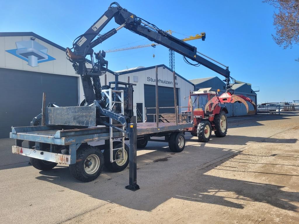 Landbouw aanhanger met 15t hiab kraan, Zakelijke goederen, Landbouw | Werktuigen, Akkerbouw, Bollenteelt, Boomteelt, Overige, Transport
