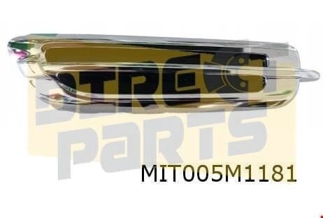 Mitsubishi ASX (6/10-4/15) grille voorscherm Links (chrome), -, Verzenden, -, Nieuw