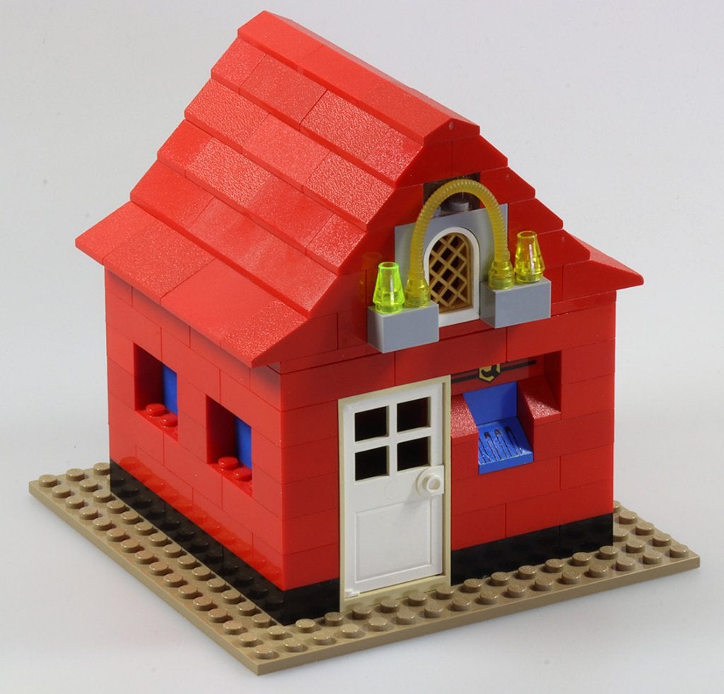 Lego City “bankkantoor” – zie foto’s – 136 bouwelementen, Lego, Overige typen, Ophalen of Verzenden, City