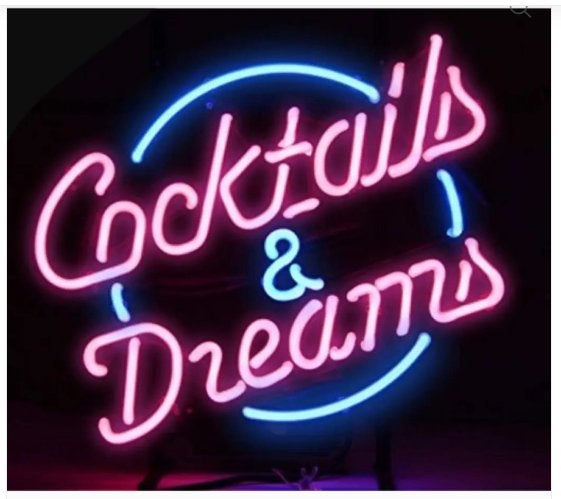 Cocktails & Dreams Neon et bien d'autres, Collections, Enlèvement ou Envoi, Neuf, Table lumineuse ou lampe (néon)