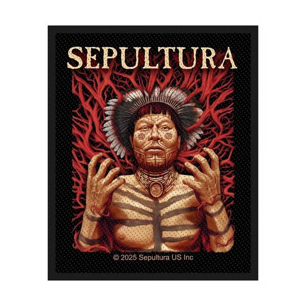 Sepultura Roots - Patch officiële merchandise, Ophalen of Verzenden, Nieuw