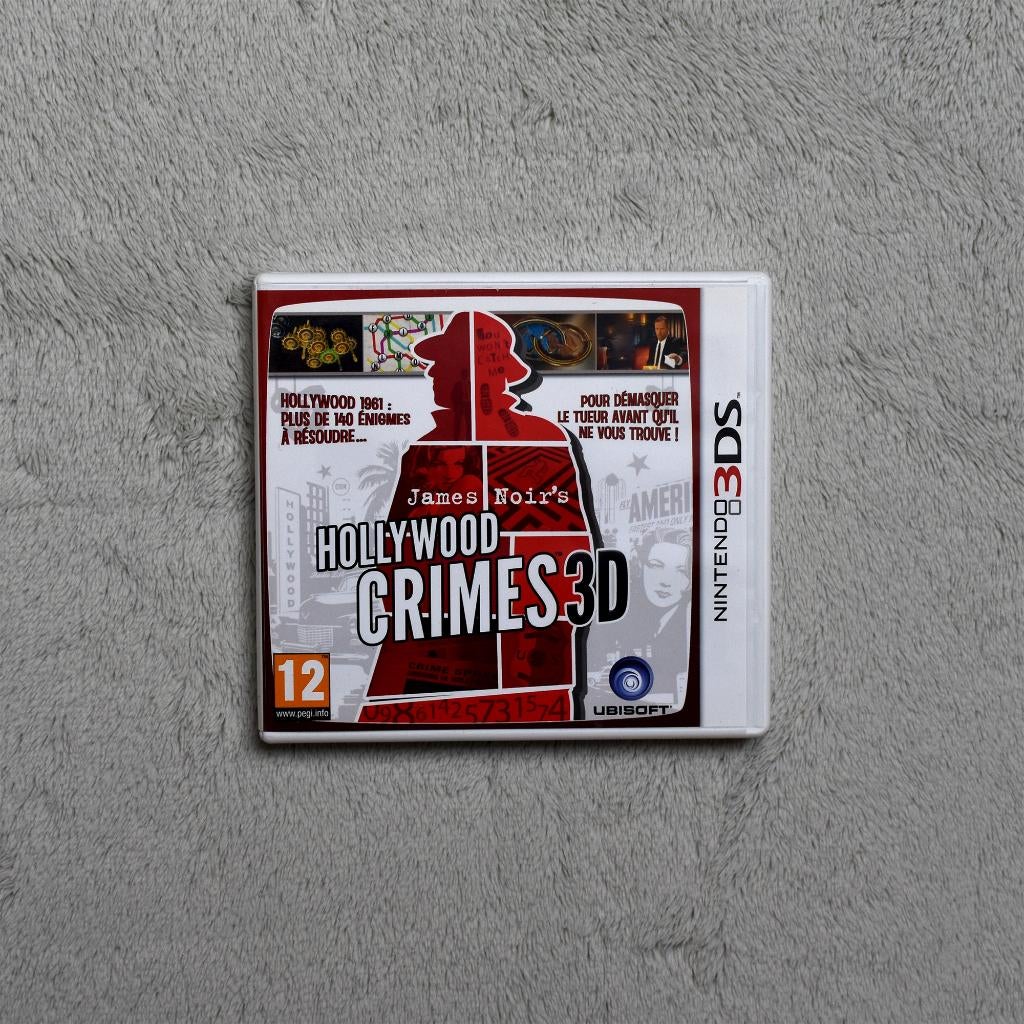 James Noir Hollywood Crimes 3DS Puzzel Ubisoft als nieuw, Puzzel en Educatief, 1 speler, Ophalen of Verzenden, Zo goed als nieuw