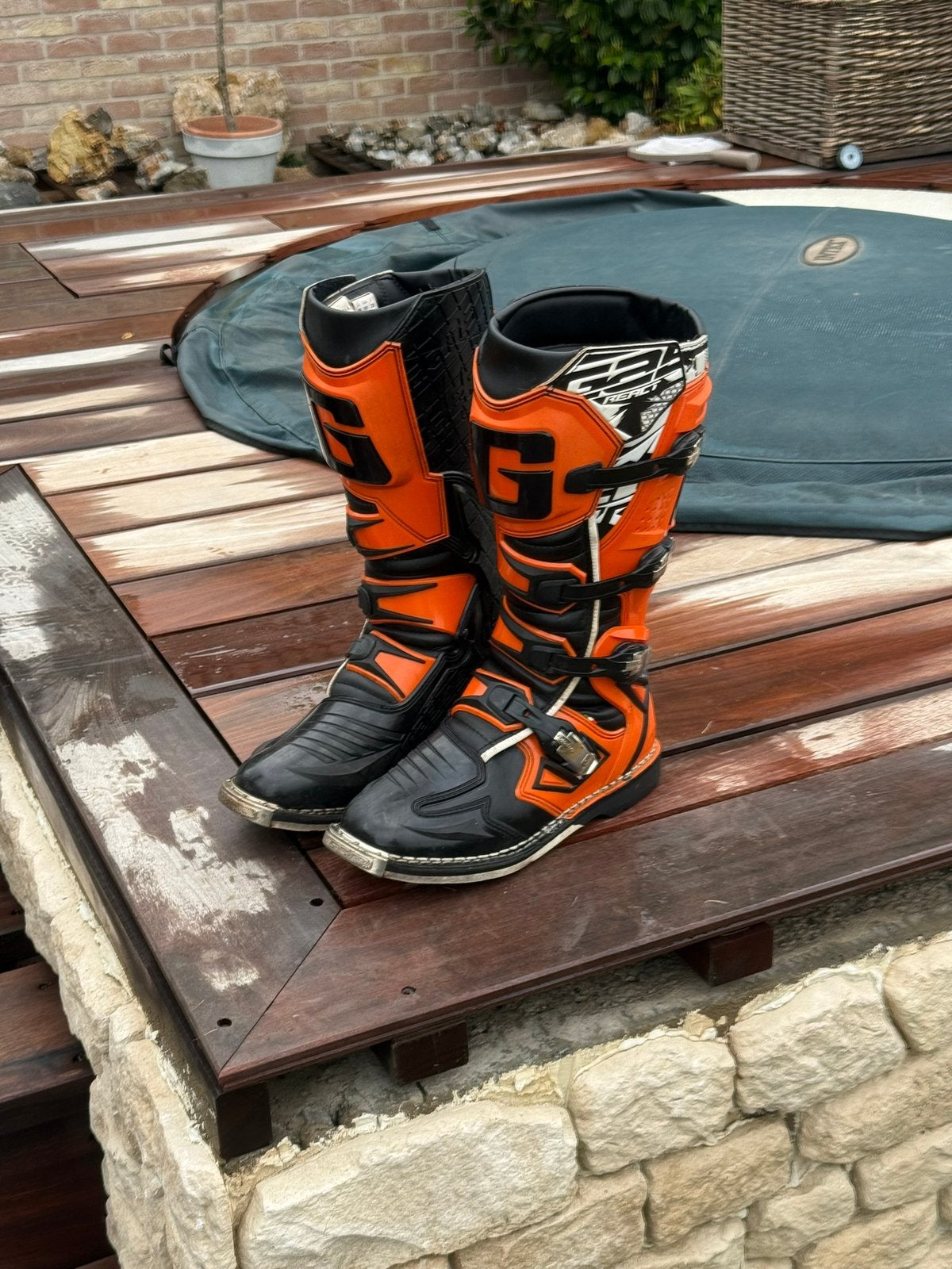 Bottes motocross Gaerne G-React, Enlèvement, Comme neuf