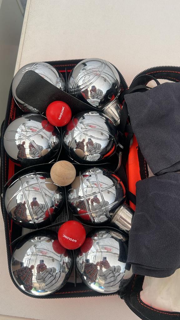 Set de pétanque Obut dans un sac, Sports & Fitness, Bowling, Comme neuf, Sac, Enlèvement