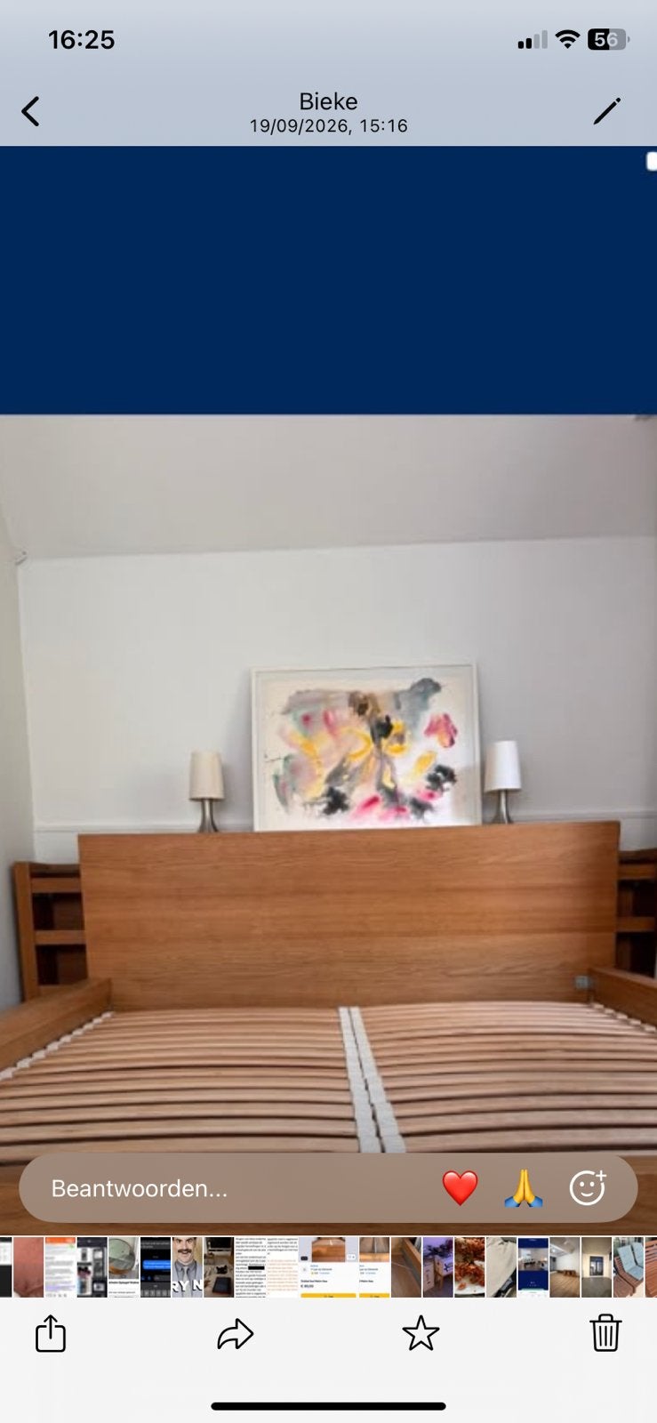 Ikea Malm hoofdeinde/nachtkastjes, Huis en Inrichting, Ophalen, Gebruikt